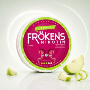 Frokens Apple 6mg Nicotine Pouches — 6mg nicotine per pouch, slim format, 20 pouches