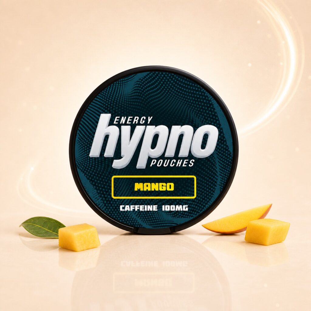 Hypno Mango 100mg caffeine pouch tin