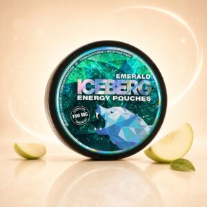 Iceberg Apple 150mg caffeine pouch tin