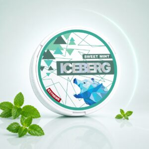 Iceberg Sweet Mint 35mg Nicotine Pouches — 35mg nicotine per pouch, slim format, 20 pouches