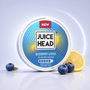 Juice Head Blueberry Lemon Super Stong 14mg — 14mg nicotine per pouch, slim format, 20 pouches