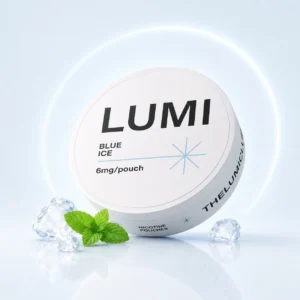 Lumi Blue Ice 6mg Nicotine Pouches — 6mg nicotine per pouch, slim format, 20 pouches