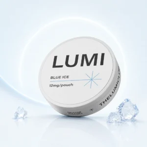 Lumi Blue Ice 12mg Nicotine Pouches — 12mg nicotine per pouch, slim format, 20 pouches