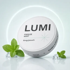 Lumi Freeze Mint 6mg Nicotine Pouches — 6mg nicotine per pouch, slim format, 20 pouches