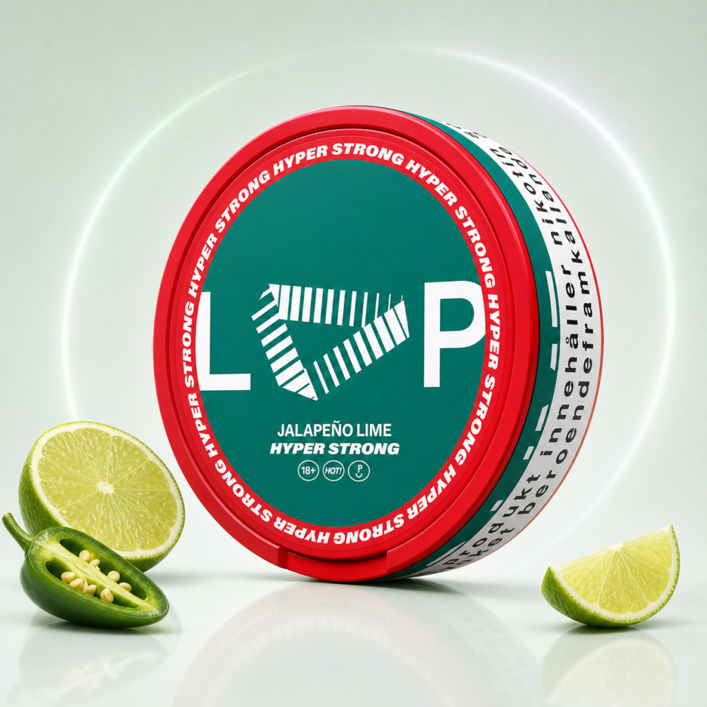 Loop Jalapeño Lime Hyper Strong — 14.8mg nicotine per pouch, slim format, 20 pouches