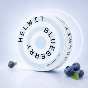 Helwit Blueberry 4.5mg — 4.5mg nicotine per pouch, slim format, 20 pouches