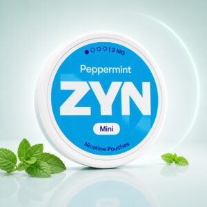 ZYN Cool Mint 3mg Nicotine Pouches — 3mg nicotine per pouch, mini format, 20 pouches