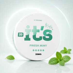 it's Fresh Mint 20mg Nicotine Pouches — 20mg nicotine per pouch, slim format, 20 pouches