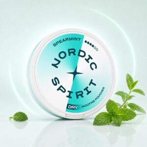 Nordic Spirit Spearmint 11mg Nicotine Pouches — 11mg nicotine per pouch, slim format, 20 pouches
