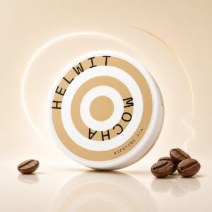 Helwit Mocha 4.5mg Nicotine Pouches — 4.5mg nicotine per pouch, slim format, 20 pouches