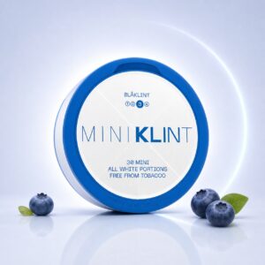 Klint Blaklint 8.4mg Nicotine Pouches — 8.4mg nicotine per pouch, mini format, 30 pouches