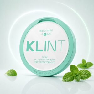 Klint Breeze Mint 5.6mg Nicotine Pouches — 5.6mg nicotine per pouch, slim format, 20 pouches