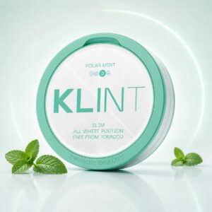 Klint Polar Mint 8.4mg Nicotine Pouches — 8.4mg nicotine per pouch, slim format, 20 pouches
