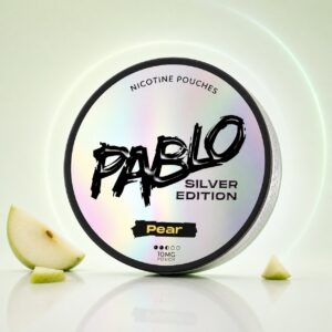 Pablo Pear 10mg Nicotine Pouches — 10mg nicotine per pouch, slim format, 20 pouches