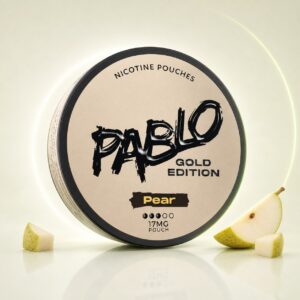 Pablo Pear 17mg Nicotine Pouches — 17mg nicotine per pouch, slim format, 20 pouches