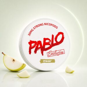 Pablo Pear 30mg Nicotine Pouches — 30mg nicotine per pouch, slim format, 20 pouches