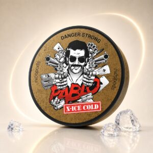 Pablo X-Ice Cold 24mg Nicotine Pouches — 24mg nicotine per pouch, slim format, 20 pouches