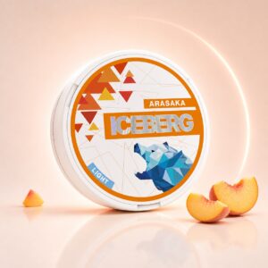 Iceberg Arasaka 6mg Nicotine Pouches — 6mg nicotine per pouch, slim format, 20 pouches