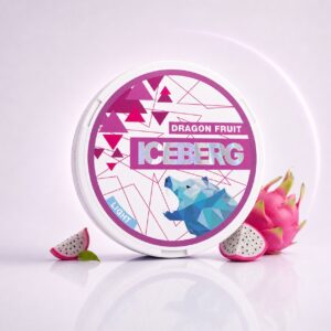 Iceberg Dragon Fruit 6mg Nicotine Pouches — 6mg nicotine per pouch, slim format, 20 pouches