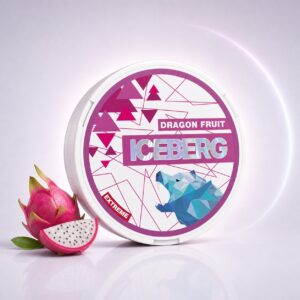 Iceberg Dragon Fruit 35mg Nicotine Pouches — 35mg nicotine per pouch, slim format, 20 pouches