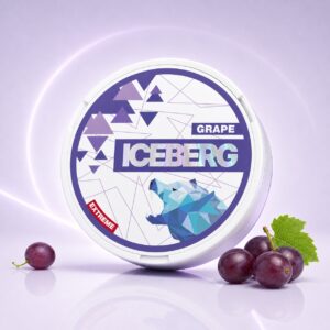 Iceberg Grape 35mg Nicotine Pouches — 35mg nicotine per pouch, slim format, 20 pouches