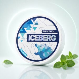 Iceberg Menthol 12mg Nicotine Pouches — 12mg nicotine per pouch, slim format, 20 pouches