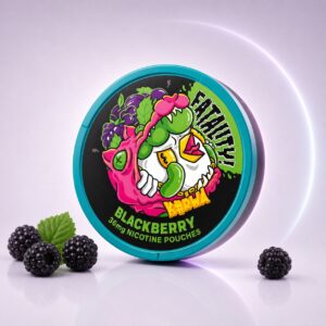Kurwa Black Fruit Mint 36mg Nicotine Pouches — 36mg nicotine per pouch, slim format, 20 pouches