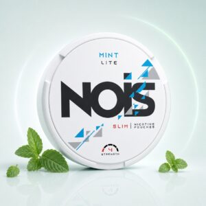 Nois Mint Lite 4mg Nicotine Pouches — 4mg nicotine per pouch, slim format, 22 pouches