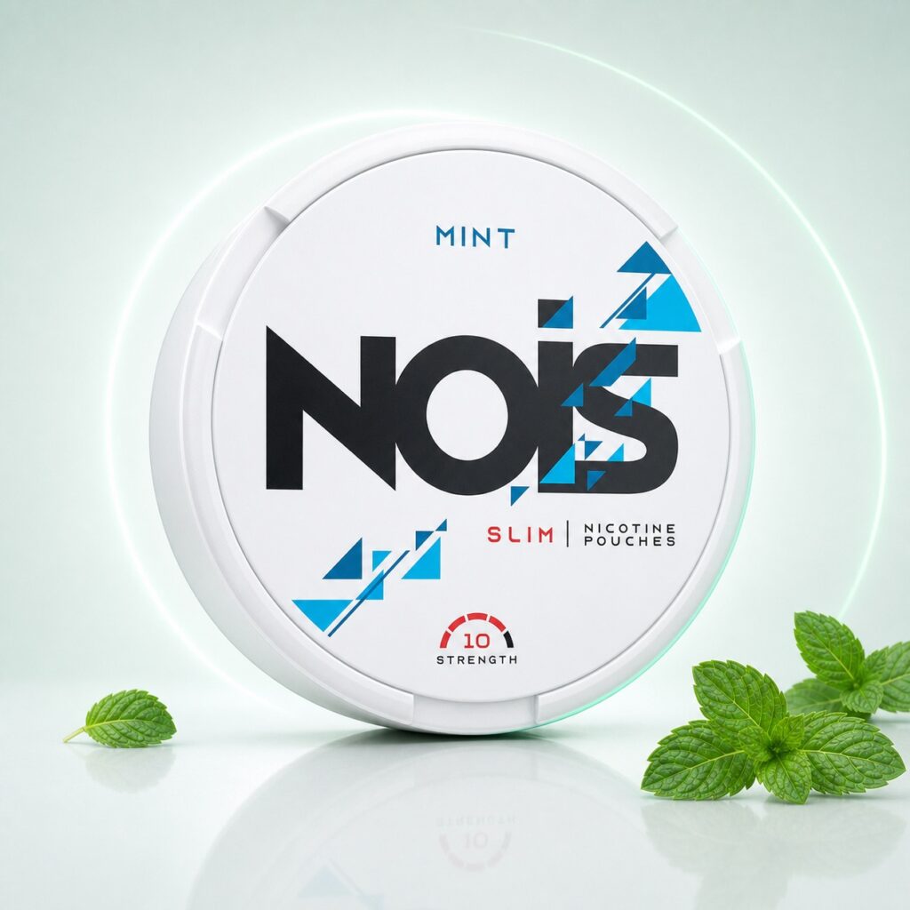 Nois Mint 10mg Nicotine Pouches — 10mg nicotine per pouch, slim format, 22 pouches