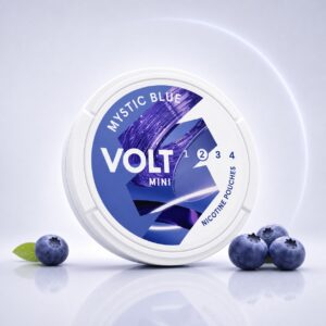 Volt Mystic Blue 4.5mg Nicotine Pouches — 4.5mg nicotine per pouch, mini format, 20 pouches