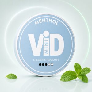 ViD Menthol 4.8mg Nicotine Pouches — 4.8mg nicotine per pouch, mini format, 20 pouches