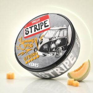 Stripe Summer Vibe 20mg Nicotine Pouches — 20mg nicotine per pouch, slim format, 20 pouches