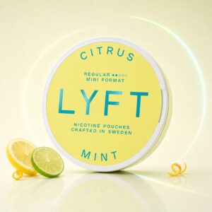 Lyft Citrus Mint 6mg Nicotine Pouches — 6mg nicotine per pouch, mini format, 24 pouches