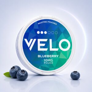 Velo Icy Berries 10mg Nicotine Pouches — 10mg nicotine per pouch, slim format, 20 pouches