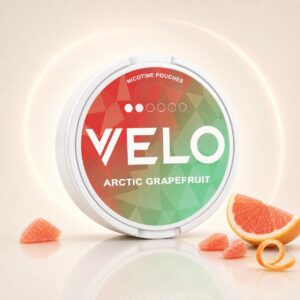 Velo Arctic Grapefruit 6mg Nicotine Pouches — 6mg nicotine per pouch, slim format, 20 pouches