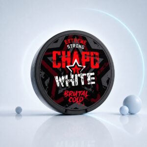 Chapo Brutal Cold 10.4mg Nicotine Pouches — 10.4mg nicotine per pouch, slim format, 30 pouches