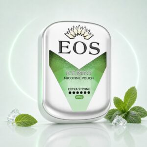 Eos Ice Mint 20mg Nicotine Pouches — 20mg nicotine per pouch, slim format, 20 pouches
