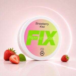 Fix Strawberry Kiwi 9.8mg Nicotine Pouches — 9.8mg nicotine per pouch, slim format, 20 pouches