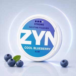 ZYN Cool Blueberry 11mg Nicotine Pouches — 11mg nicotine per pouch, slim format, 20 pouches