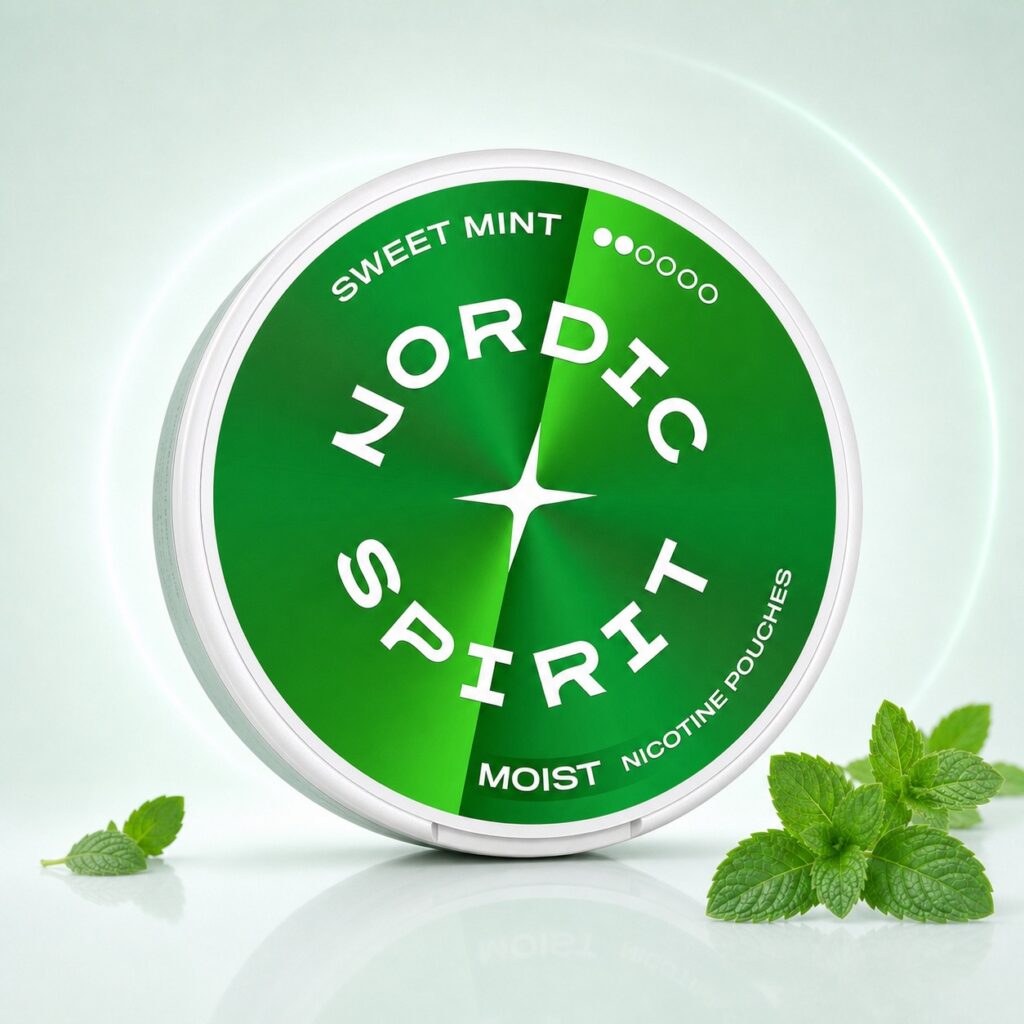 Nordic Spirit Sweet Mint 11mg Nicotine Pouches — 11mg nicotine per pouch, slim format, 20 pouches
