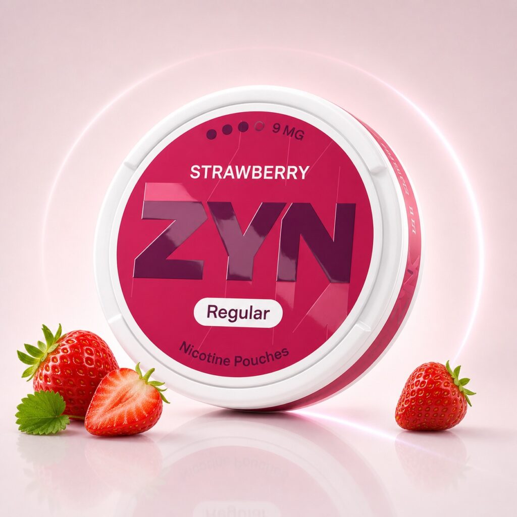 ZYN Red Fruits 9mg Nicotine Pouches — 9mg nicotine per pouch, slim format, 21 pouches