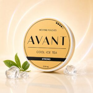 Avant Cool Ice Tea 10.4mg Nicotine Pouches — 10.4mg nicotine per pouch, slim format, 20 pouches