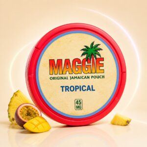 Maggie Mr Blue 45mg Nicotine Pouches — 45mg nicotine per pouch, slim format, 20 pouches