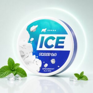 Ice Frost 2.0 15.4mg Nicotine Pouches — 15.4mg nicotine per pouch, slim format, 20 pouches