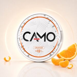 CAMO Spicy Citrus 12mg Nicotine Pouches — 12mg nicotine per pouch, slim format, 20 pouches