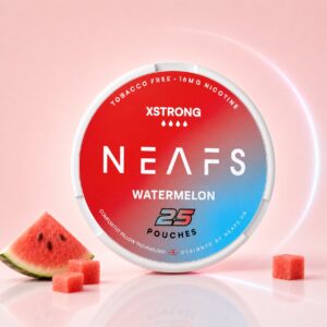 Neafs Lush Ice 16mg Nicotine Pouches — 16mg nicotine per pouch, slim format, 25 pouches