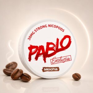 Pablo Mocca 30mg Nicotine Pouches — 30mg nicotine per pouch, slim format, 20 pouches