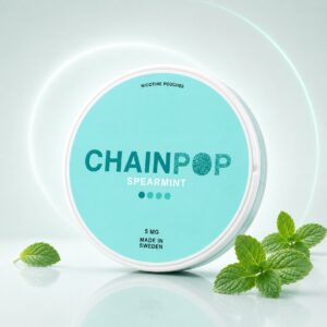 Chainpop Mint & Mellow 5mg Nicotine Pouches — 5mg nicotine per pouch, slim format, 20 pouches