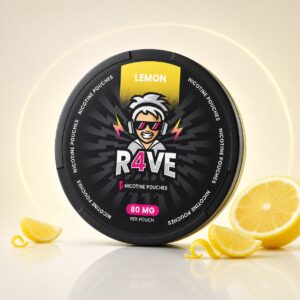 Rave Skiddler 80mg Nicotine Pouches — 80mg nicotine per pouch, slim format, 21 pouches