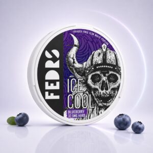 FEDRS Evilberry Hard 32.5mg Nicotine Pouches — 32.5mg nicotine per pouch, slim format, 20 pouches